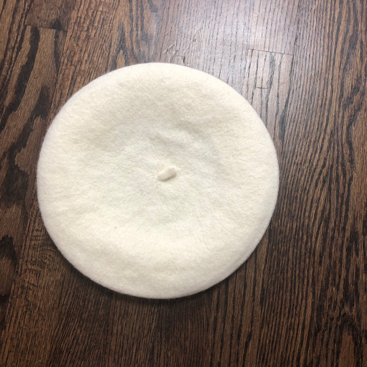 CREAM BERET