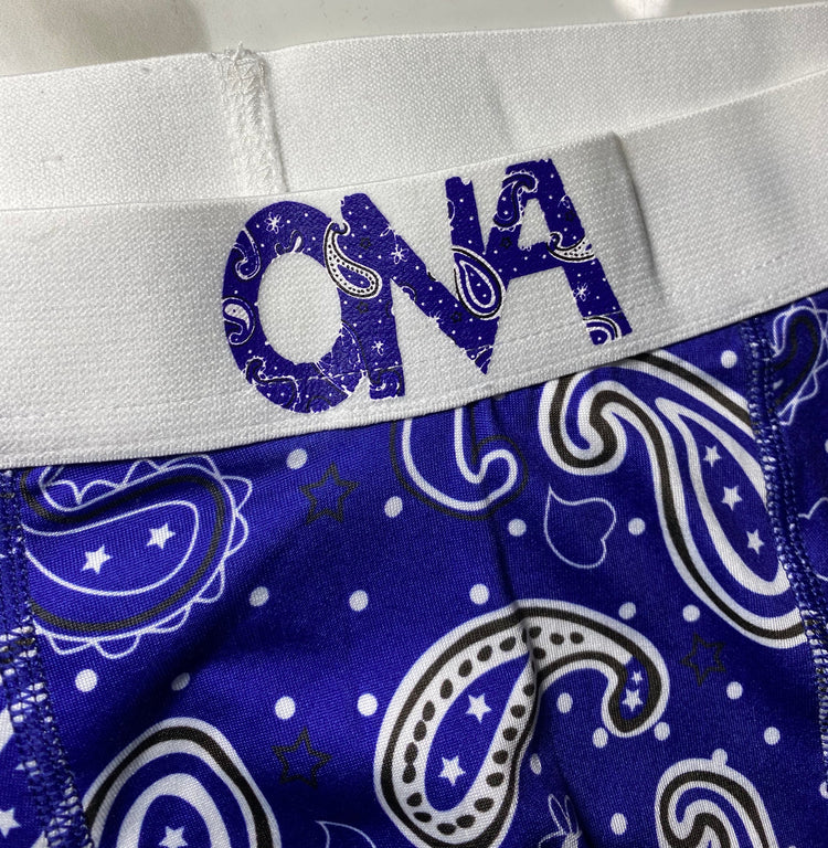 BLUE BANDANNA BOXERS