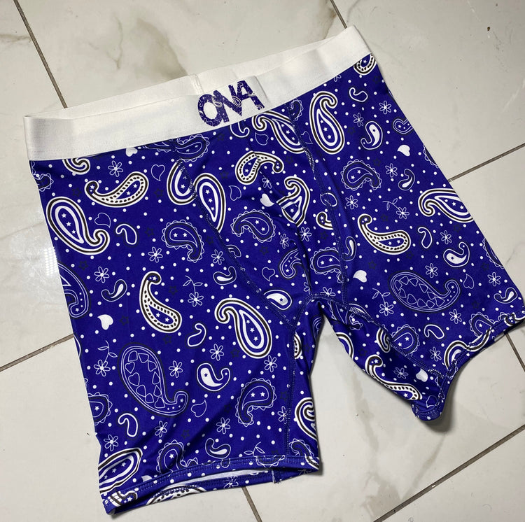 BLUE BANDANNA BOXERS