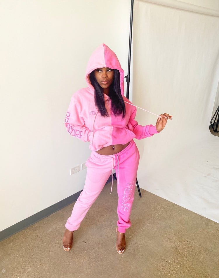 PINK PRESSURE JOGGER SET