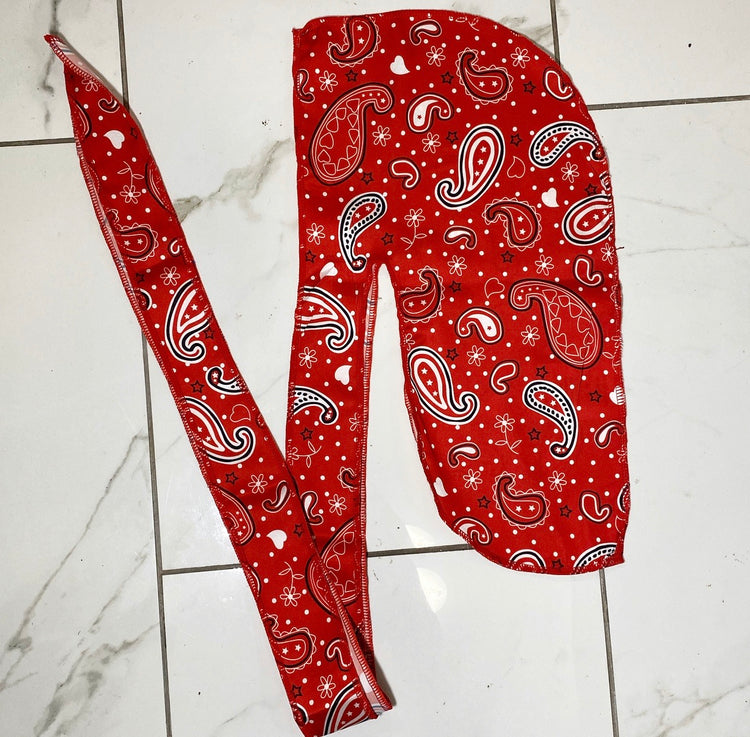 RED BANDANNA DURAG