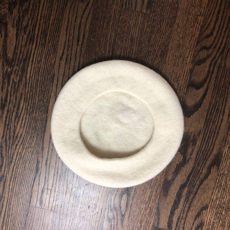 CREAM BERET