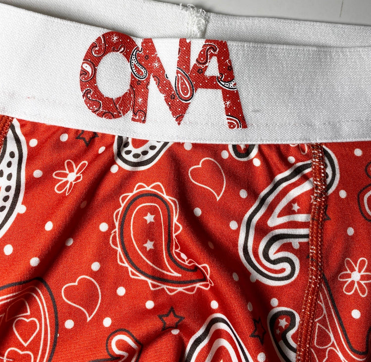RED BANDANNA BOXERS