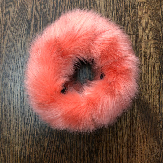PINK FUR HEADBAND