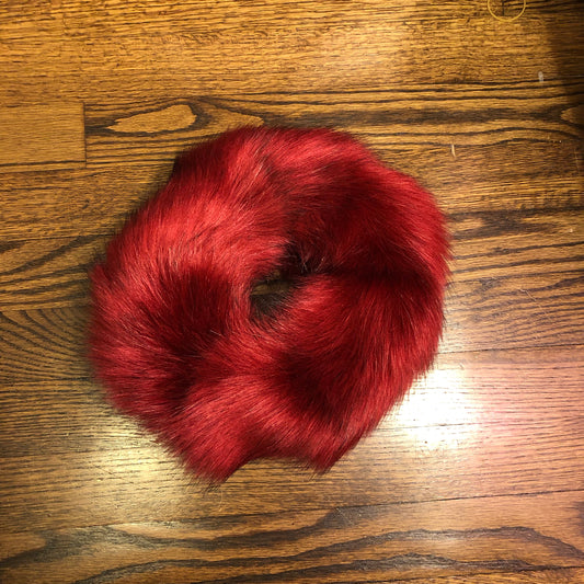 RED FUR HEADBAND
