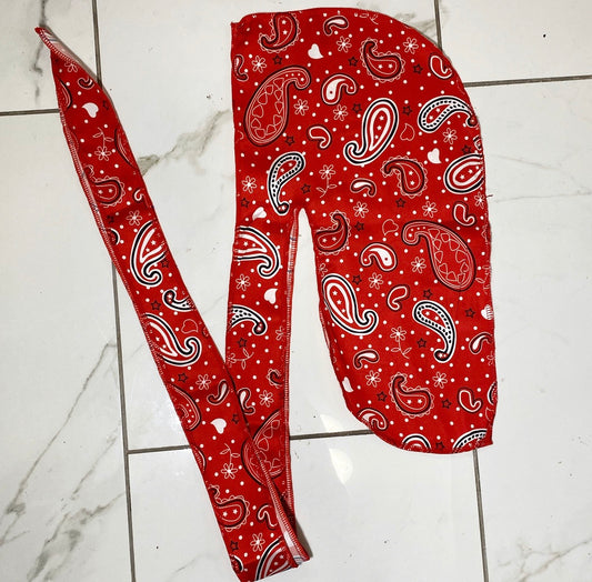 RED BANDANNA DURAG