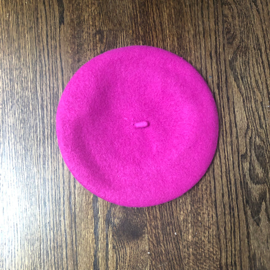 HOT PINK BERET